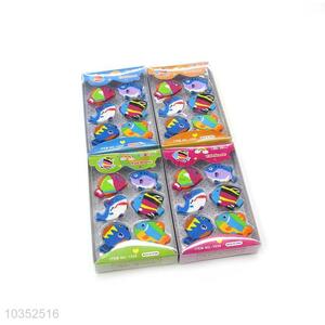 Wholesale Supplies Fish Cartoon Rubber/Eraser for Student