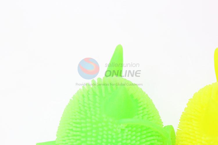 Shark Design Colorful Flash Puffer Ball for Kids Toy