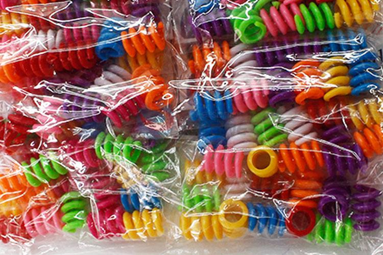 Hot Sale Colorful Plastic Beads Beauty Hair Accessory