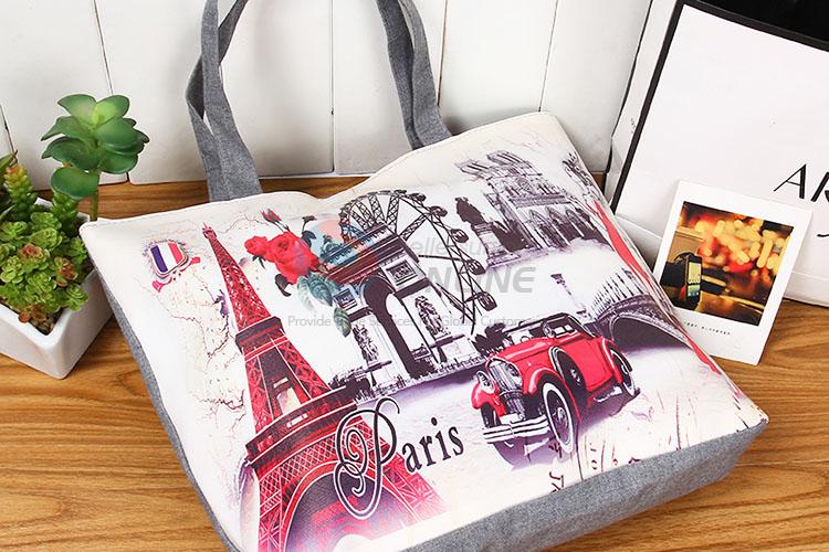 New Arrival Retro Style Printing Pvc Single-Shoulder Bag