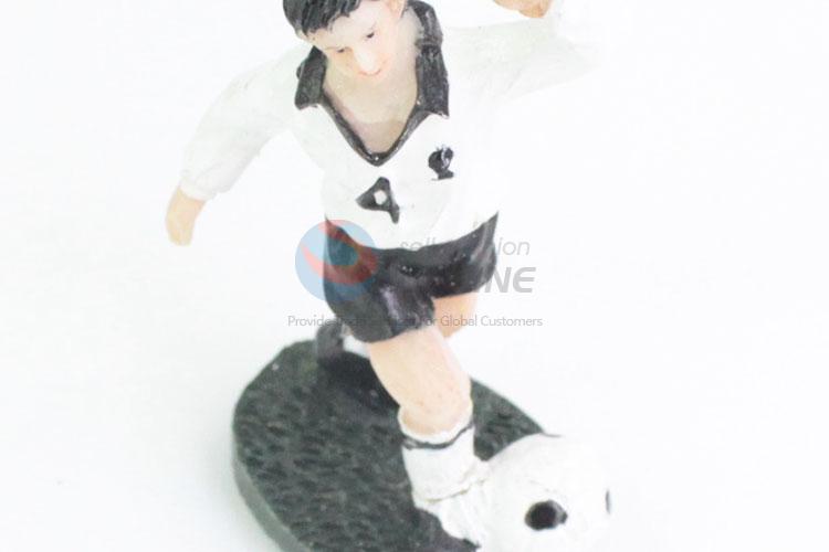 Wholesale top quality football boy resin decoration
