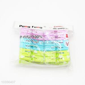 Latest Design Three Colors Plastic Clothes Pegs