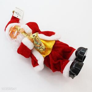 Wholesale christmas decorations santa slaus doll with music