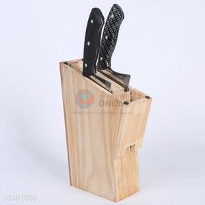 Top quality bamboo kitchen knife holder