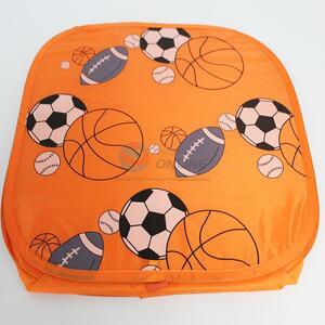 Football Pattern Polyester Laundry Bucket