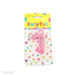 Hot Sale Numeral Candle/Number 1 Birthday Candle for Sale