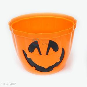 New Plastic Halloween Pumpkin Party Candy Buckets Decor Prop