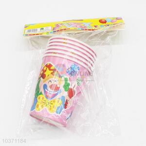 Low price cute best 6pcs birthday use paper cups