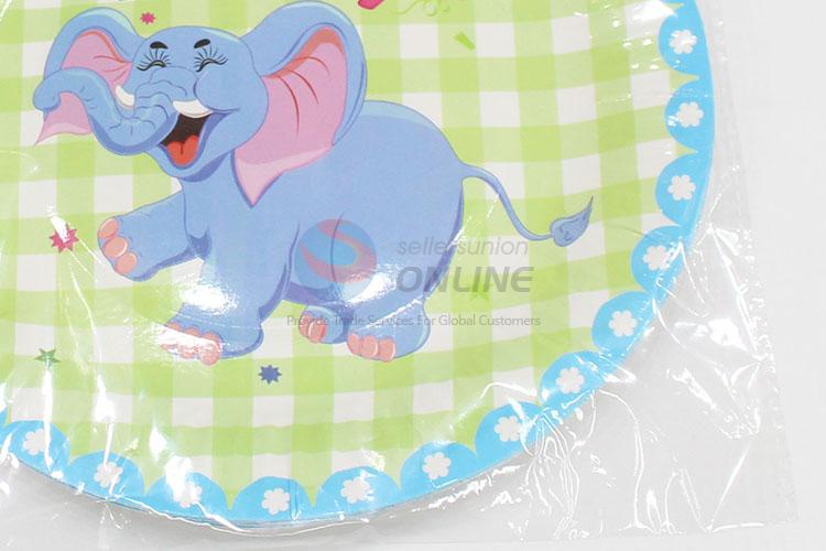 China factory price 6pcs birthday use elephant paper plates