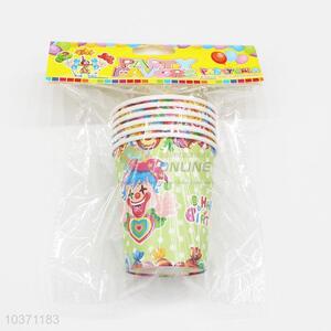 Hot-selling new style 6pcs birthday use paper cups