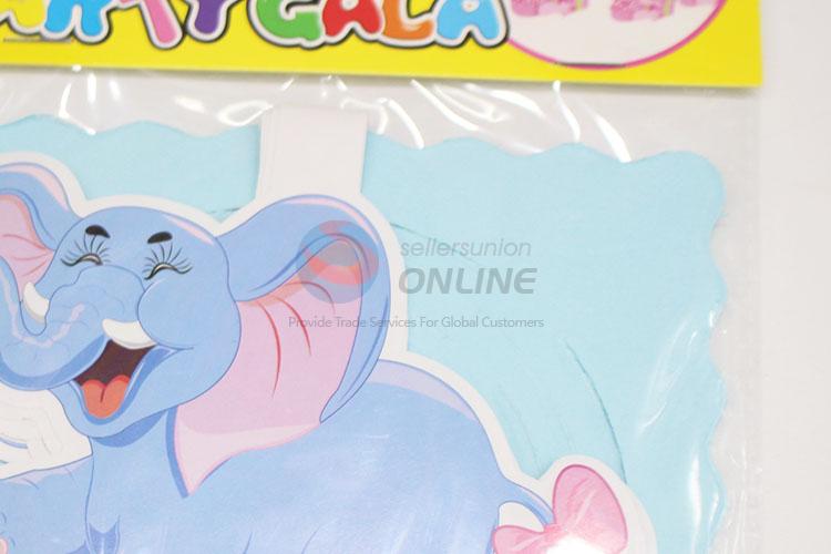 Wholesale cute elephant pattern party decoration