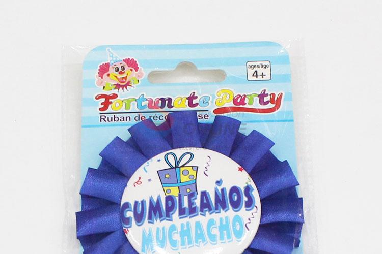 Lovely top quality party use tinplate badge