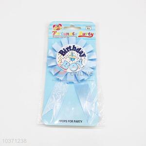 Popular factory price blue party use tinplate badge