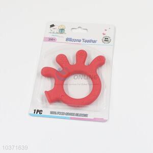 Silicone Teether Safe Baby Teething Toy Cute Hand Palm Teething Holder