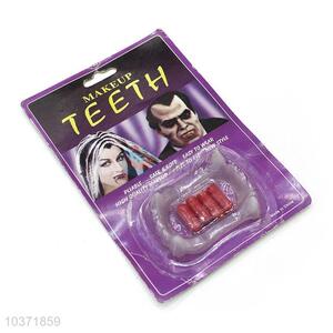 Best Selling Wholesale Popular Halloween Fake Vampire Teeth with Blood Capsules