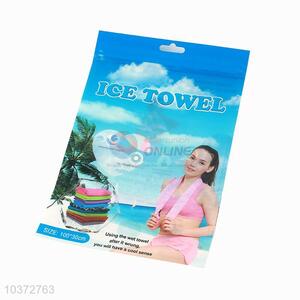 Factory supply delicate quick dry ice towel