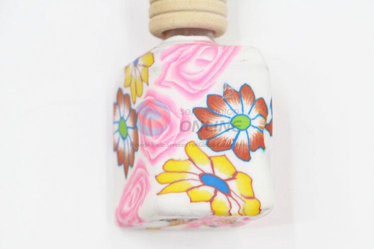 Fashion Style Mini Ceramic Bottle Hanging Car Perfume
