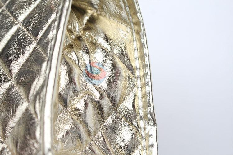Lovely gold cosmetic bag