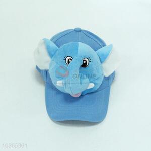 Cute high sales blue elephant hat