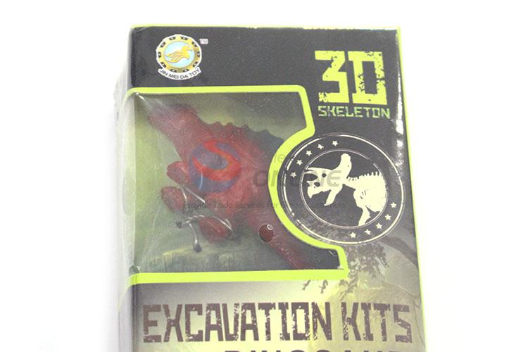 High Quality Jurassic 3D Excavation Kits+Simulation Dinosaur for Sale