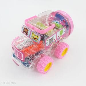 Hot Selling Car Shaped Joy Dough Set with Plastic Mold