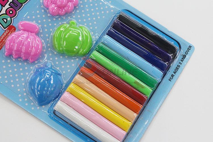 12 Colors Joy Dough with Fruit Molds