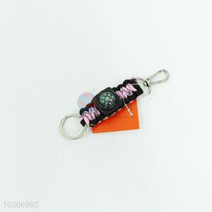 New Arrival Umbrella Rope Key Ring with Compass for Sale