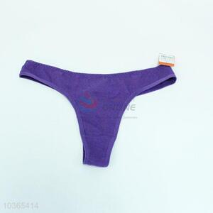 Purple women summer <em>cotton</em> underpant/T-back
