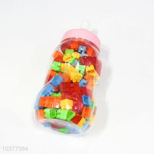Factory Export 120pcs <em>Milk</em> <em>Bottle</em> Colorful Building Blocks Toys for Kids