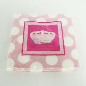 High Quality Crown Pattern 20pcs Napkin for Sale