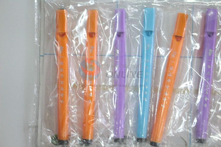 Fashion plastic whistle for children