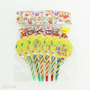 Factory Hot Sell 6pcs Paper Party Favors for Sale
