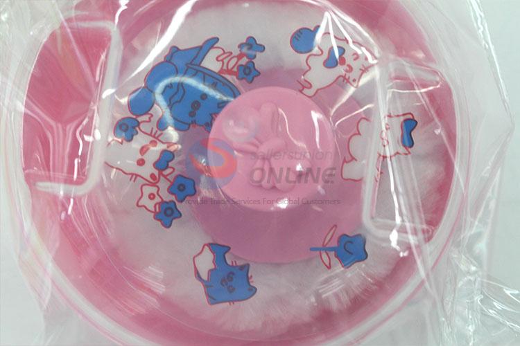 Funny plastic powder puff for baby