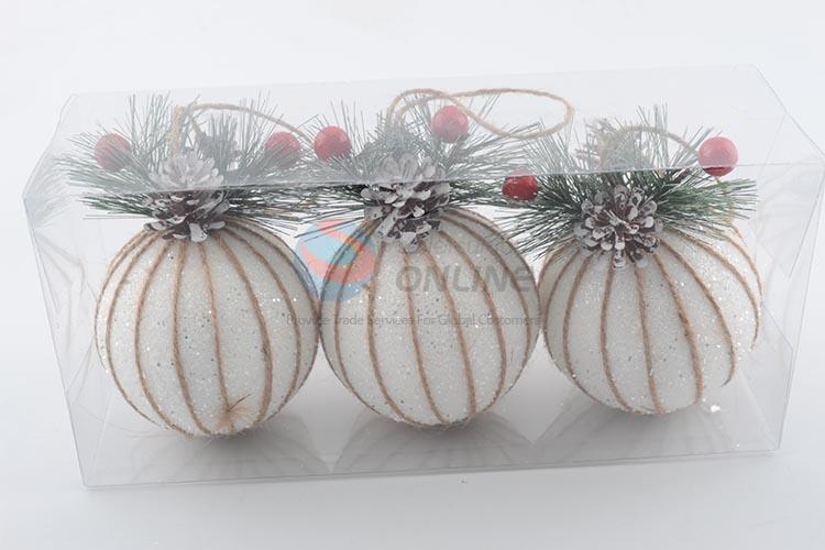 Wholesale Line Pattern Christmas Ball Christmas Decoration Tree Ornament