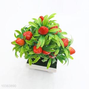 <em>Artificial</em> <em>plant</em> small <em>potted</em> fruits bonsai