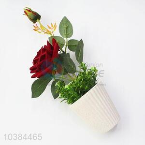 Wedding Decoration Artificial Plant Mini Rose Bonsai