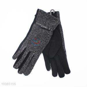 Cute Winter Bowknot Glove Women