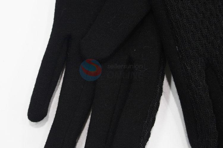Winter Gloves/ Women Flower Pearl Decoration Party Gloves