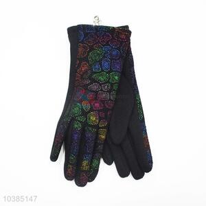 Cool style shinny party winter gloves for lady