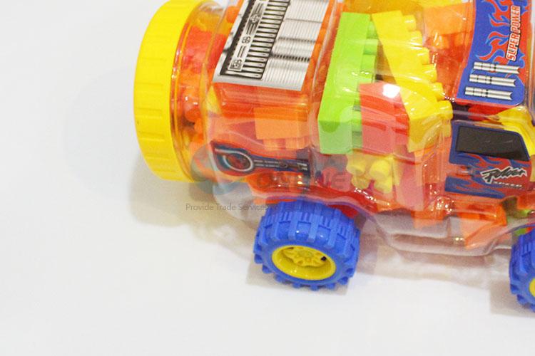 70-80Pcs/Set Automobile Race Shaped Plastic Model Toys for Kids