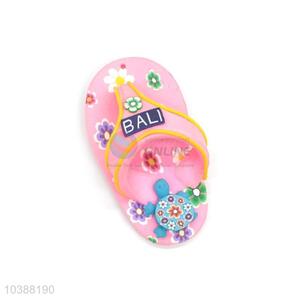 Fashion Design Flip Flops Shape Fridge Magnet