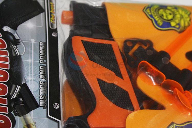 Plastic toys gun kids police play set shantou toy