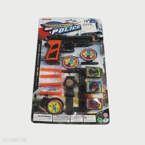 Newest diy police gun set toys