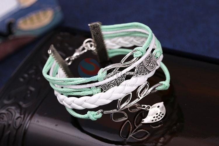 Best Quality Handmade Elegant Charm Leather Bracelet