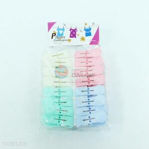 New arrival plastic <em>clothes</em> peg for promotional,16pcs