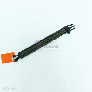 Wholesale Unique Design Umbrella Rope Braided Buckle Bracelet