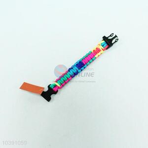 Best Sale Color Plastic Handmade Umbrella Rope Buckle Bracelet