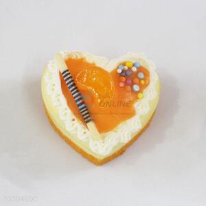 Fashion loving heart cake shape fridge magnet