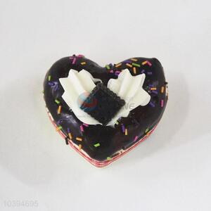 Cute loving heart cake shape fridge magnet