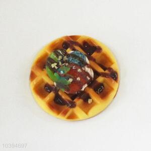 Popular cheap waffles shape fridge magnet